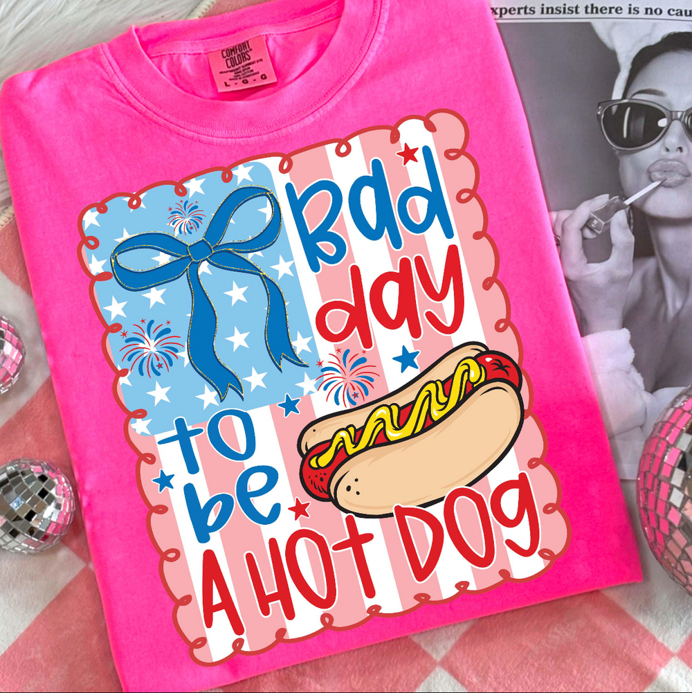 'Bad Day to Be a Hotdog' Tshirt