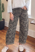 WESTERN ZEBRA STRIPED PANTS