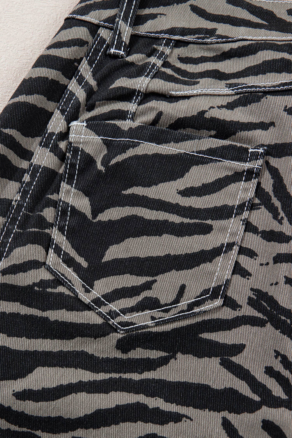 WESTERN ZEBRA STRIPED PANTS