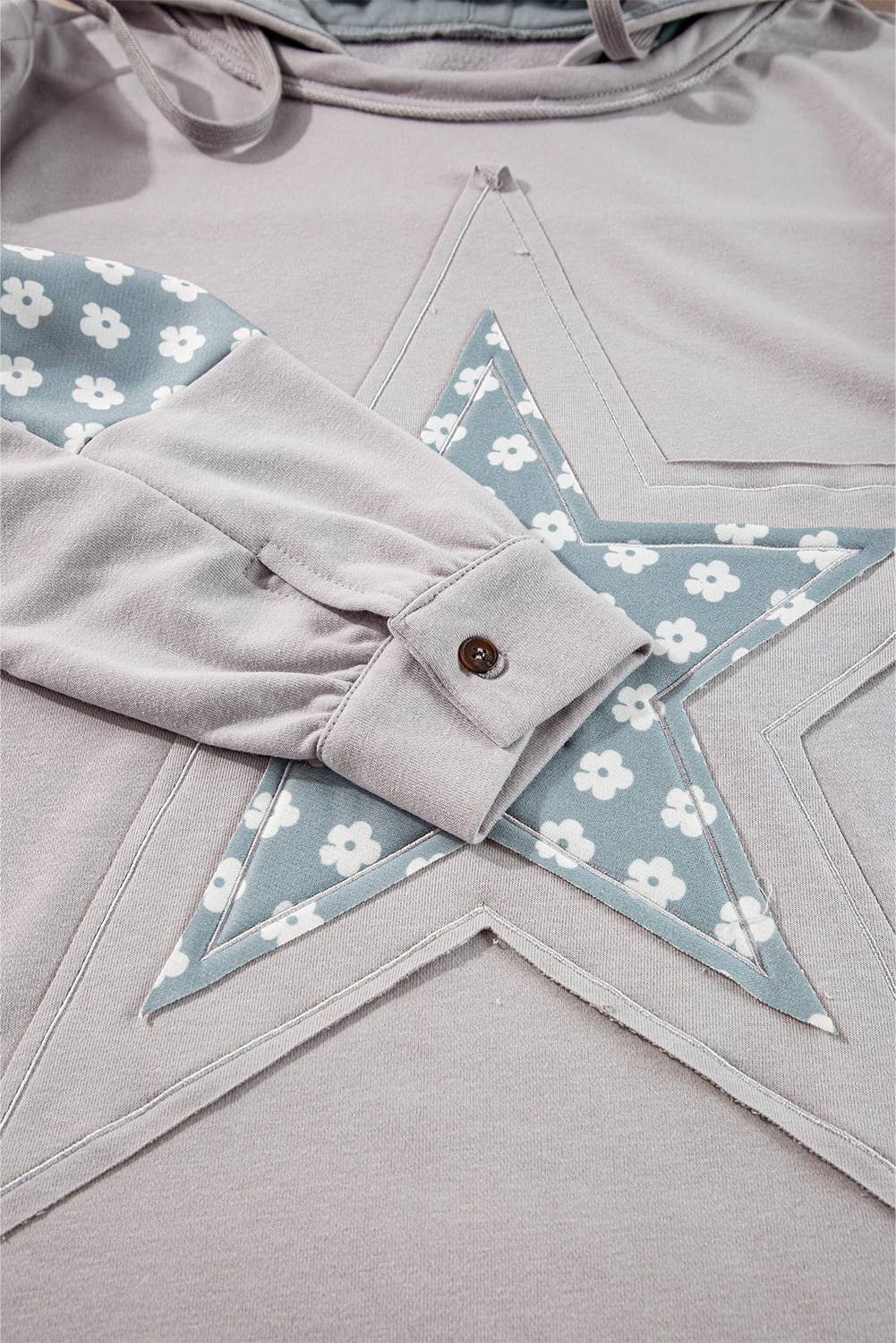 FLORAL PATCHWORK SWEATER