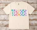 Checkered Teacher Tshirt