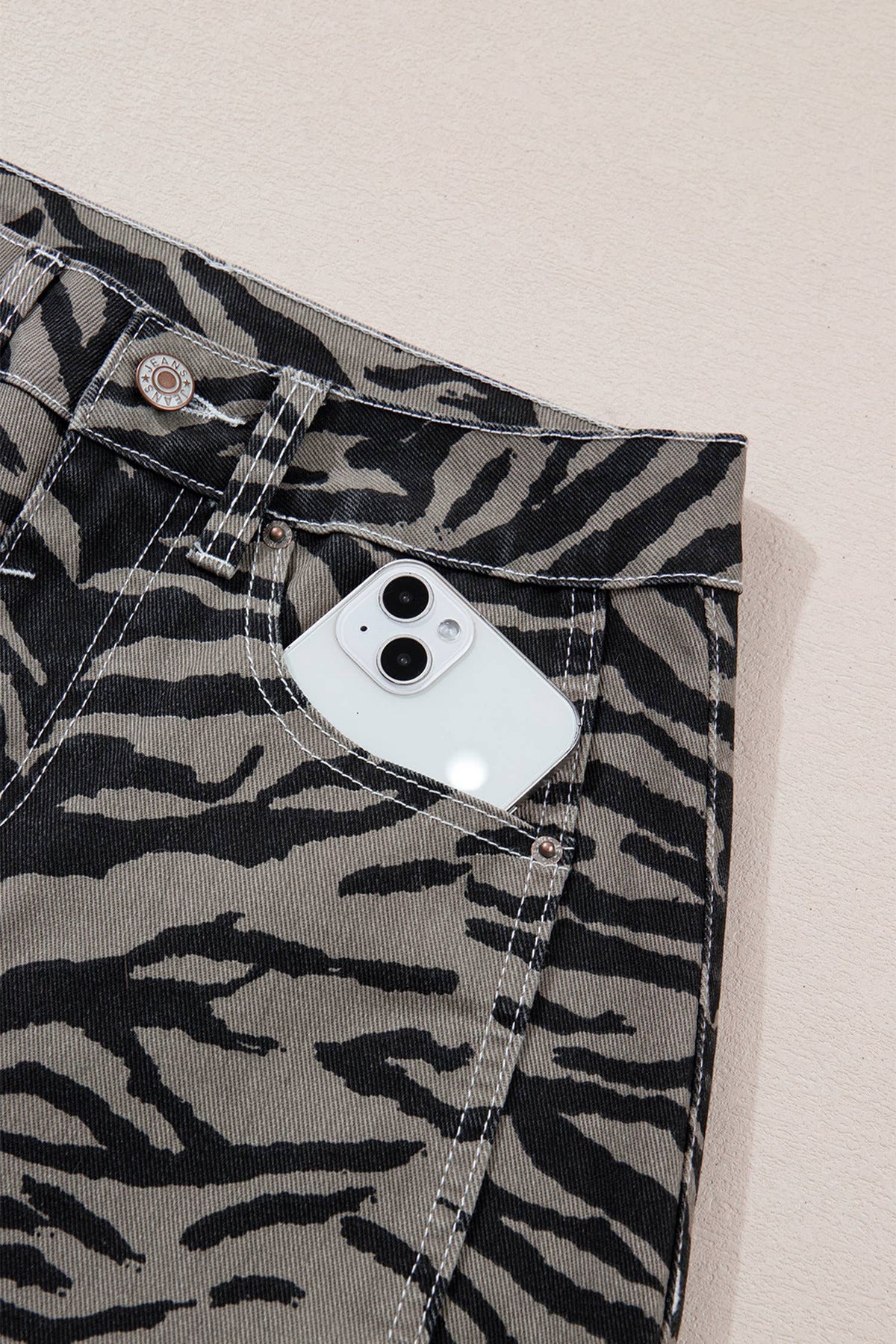 WESTERN ZEBRA STRIPED PANTS