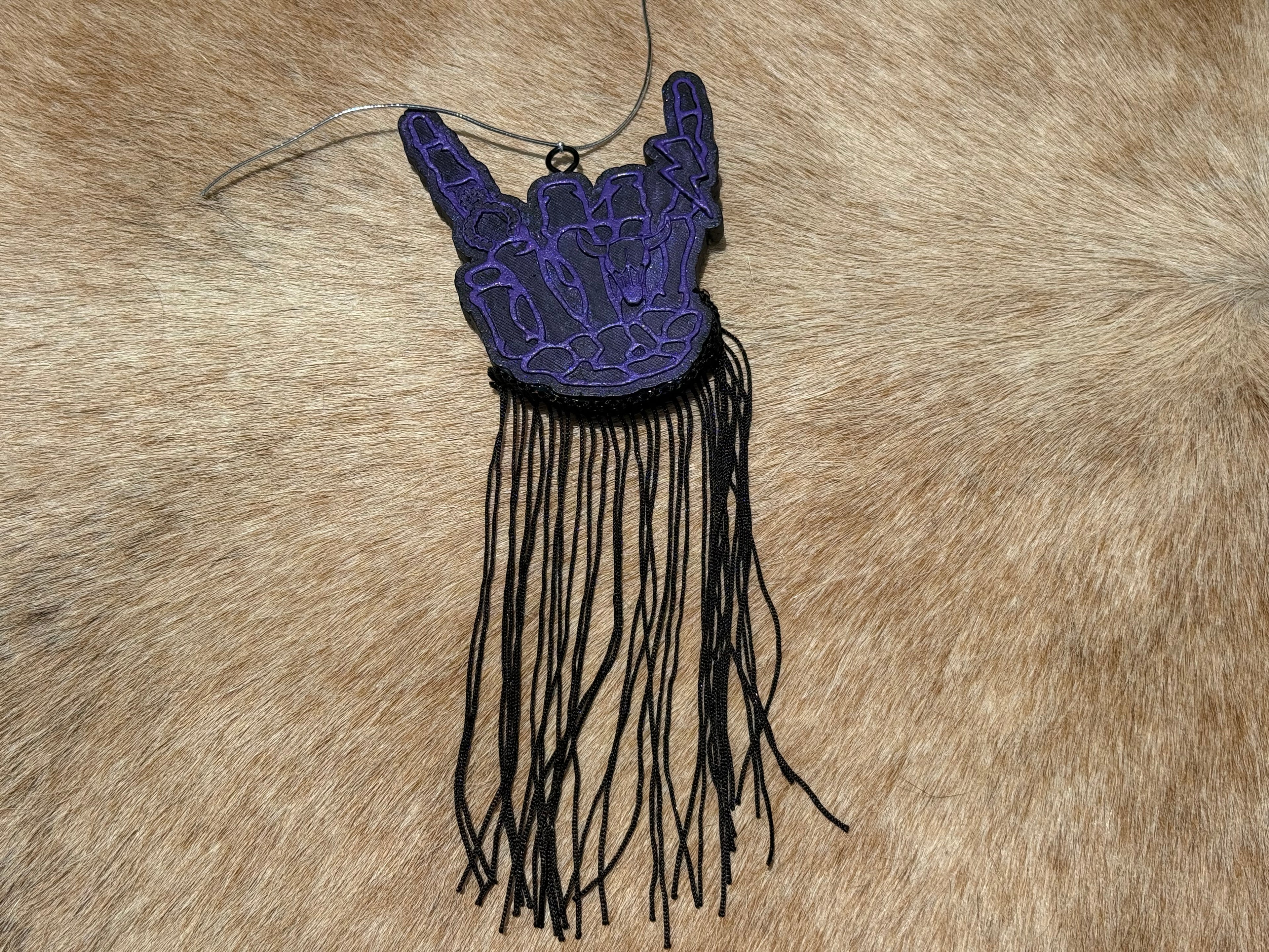 Purple Western Skellington Hand