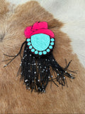 Pink Hat & Turquoise Fresh