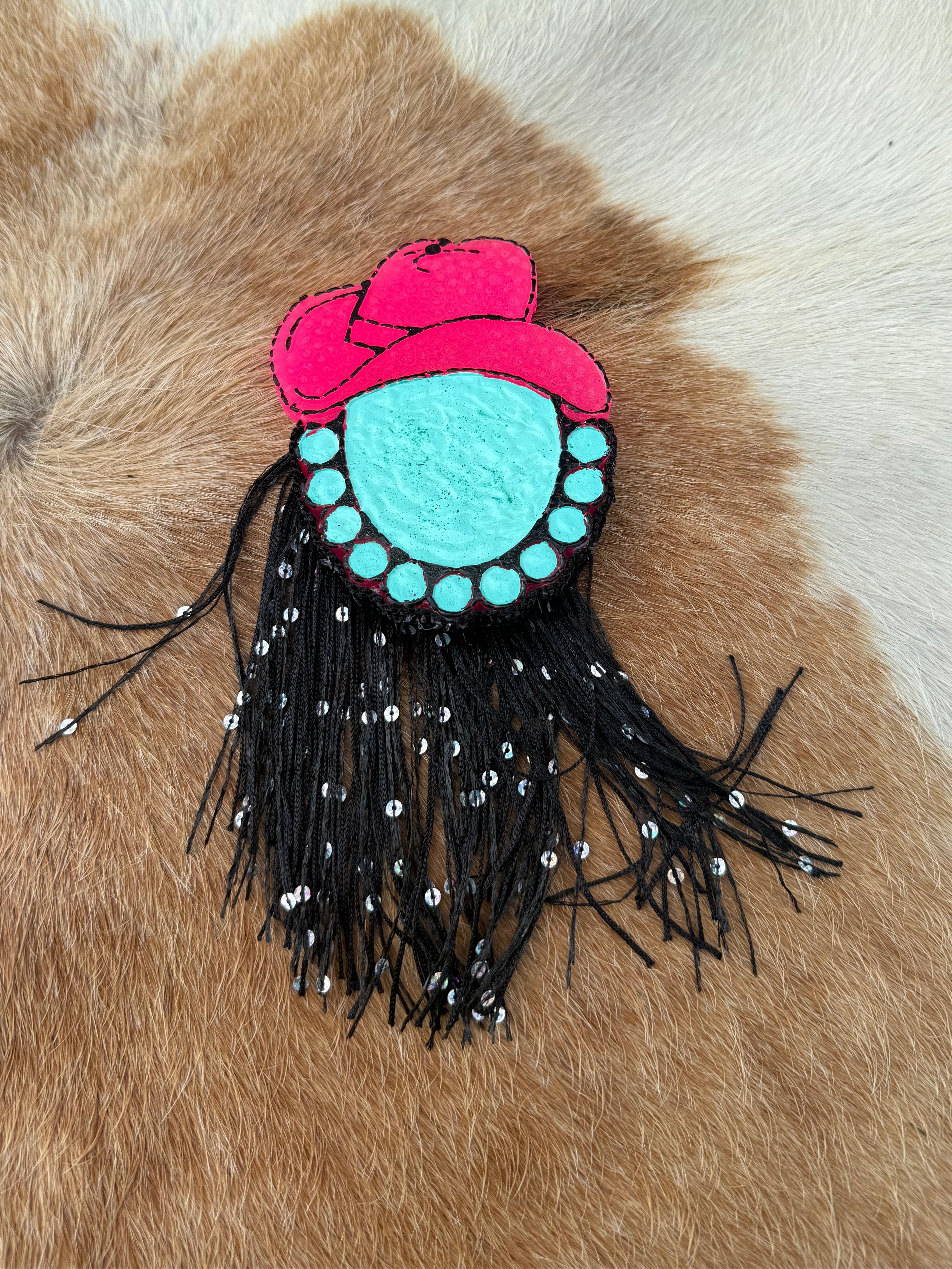 Pink Hat & Turquoise Fresh