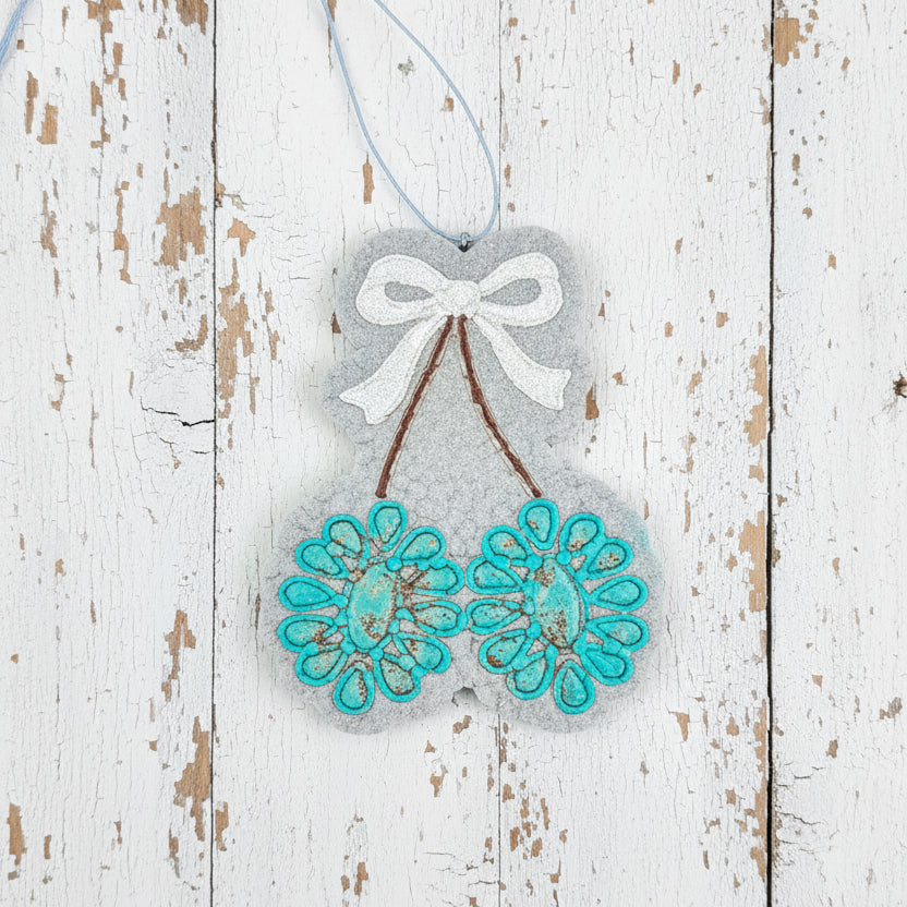 Turquoise Cherries Freshie