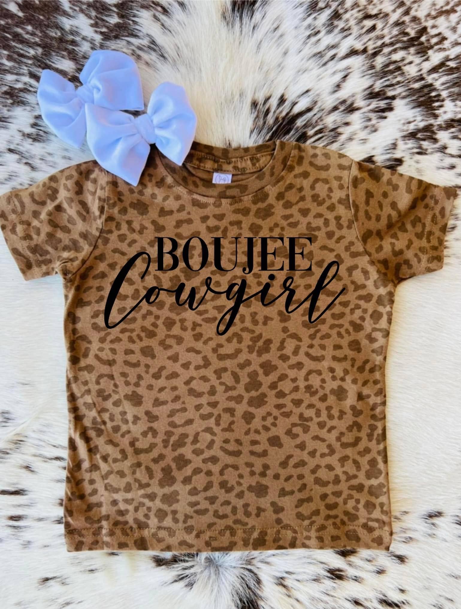 Boujee Cowgirl Baby & Toddler Tshirt